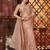 Cream Beads Pipe Hand Work Butta fendy Satin silk blend Saree