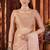 Cream Beads Pipe Hand Work Butta fendy Satin silk blend Saree