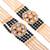 Handcrafted pearl & gold bead rakhi