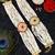 Handcrafted pearl & gold bead rakhi