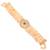 Handcrafted pearl & gold bead rakhi