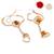 Handcrafted pearl & gold bead rakhi