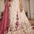 Cream Tissue sequin embroidery Semi-Stitched Lehenga choli & Dupatta