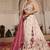 Cream Tissue sequin embroidery Semi-Stitched Lehenga choli & Dupatta