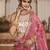 Cream Tissue sequin embroidery Semi-Stitched Lehenga choli & Dupatta