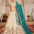 Cream Tissue sequin embroidery Semi-Stitched Lehenga choli & Dupatta