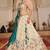 Cream Tissue sequin embroidery Semi-Stitched Lehenga choli & Dupatta