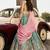 Lime green Georgette Sequins embroidery Semi-Stitched Lehenga choli & Dupatta