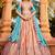 Nude Georgette Sequins embroidery Semi-Stitched Lehenga choli & Dupatta