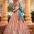 Nude Georgette Sequins embroidery Semi-Stitched Lehenga choli & Dupatta