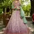 Lavender colour Tissue sequin embroidery Semi-Stitched Lehenga choli & Dupatta