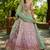 Lavender colour Tissue sequin embroidery Semi-Stitched Lehenga choli & Dupatta