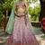 Lavender colour Tissue sequin embroidery Semi-Stitched Lehenga choli & Dupatta
