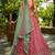 Pink colour Tissue sequin embroidery Semi-Stitched Lehenga choli & Dupatta