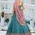 Teal colour Tissue sequin embroidery Semi-Stitched Lehenga choli & Dupatta