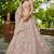 Nude colour Tissue sequin embroidery Semi-Stitched Lehenga choli & Dupatta