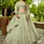 Lime Green colour Tissue sequin embroidery Semi-Stitched Lehenga choli & Dupatta