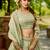 Lime Green colour Tissue sequin embroidery Semi-Stitched Lehenga choli & Dupatta