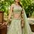 Lime Green colour Tissue sequin embroidery Semi-Stitched Lehenga choli & Dupatta