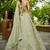 Lime Green colour Tissue sequin embroidery Semi-Stitched Lehenga choli & Dupatta