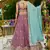 Rose gold colour Chinnon sequin embroidery Semi-Stitched Lehenga choli & Dupatta