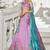 Lavender colour Tissue sequin embroidery Semi-Stitched Lehenga choli & Dupatta