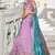 Lavender colour Tissue sequin embroidery Semi-Stitched Lehenga choli & Dupatta