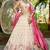 Cream colour Tissue sequin embroidery Semi-Stitched Lehenga choli & Dupatta
