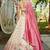 Cream colour Tissue sequin embroidery Semi-Stitched Lehenga choli & Dupatta