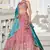 Pink colour Tissue sequin embroidery Semi-Stitched Lehenga choli & Dupatta