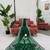 Dark Green Color Thread & Sequence Work Organza Silk Saree