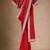 Red Color Thread & Sequence Work Organza Silk Saree