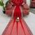 Red Color Thread & Sequence Work Organza Silk Saree