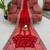 Red Color Thread & Sequence Work Organza Silk Saree