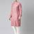 Old rose pathani kurtas