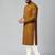 Mustard mirror embroidery kurtas