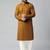 Mustard mirror embroidery kurtas