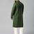 Olive green mirror embroidery kurtas