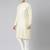 Cream pathani kurtas