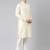 Cream pathani kurtas