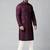 Purple mirror embroidery kurtas