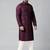 Purple mirror embroidery kurtas