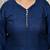 Rajnandini blue cotton blend printed ready to wear patiala salwar suit