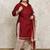 Rajnandini cotton blend printed ready to wear patiala salwar suit