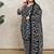 Rajnandini black & white cotton blend printed ready to wear patiala salwar suit