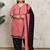 Rajnandini pink cotton blend printed ready to wear patiala salwar suit