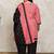 Rajnandini pink cotton blend printed ready to wear patiala salwar suit