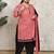 Rajnandini pink cotton blend printed ready to wear patiala salwar suit