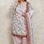 Rajnandini white cotton blend printed ready to wear patiala salwar suit