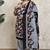 Rajnandini black cotton blend printed ready to wear patiala salwar suit